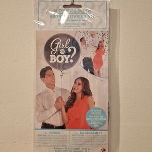 Baby Gender Reveal Confetti Balloon 24 Inch